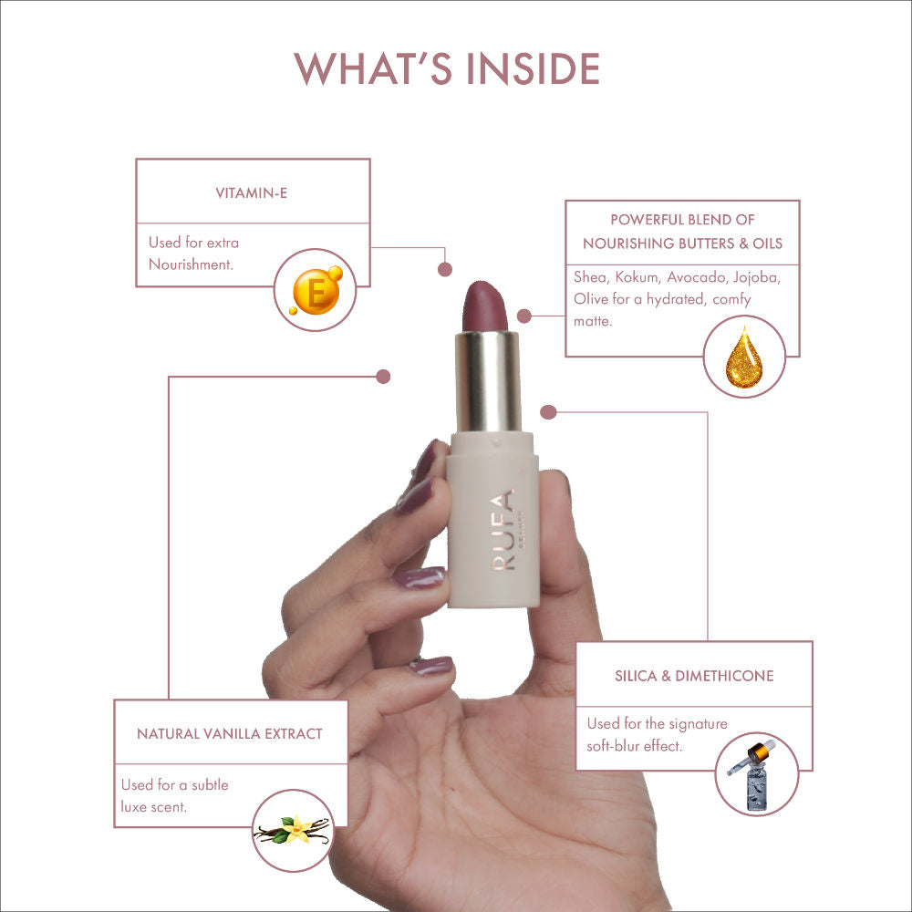Rufa Beauty Soft Blur Matte Lipstick
