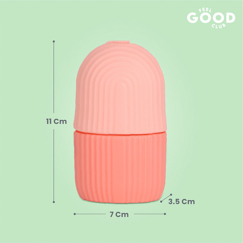 Feel Good Club Ice Roller - Natural Skin Care & De-puffing Massager For Face Neck & Under Eye (1 Pc)