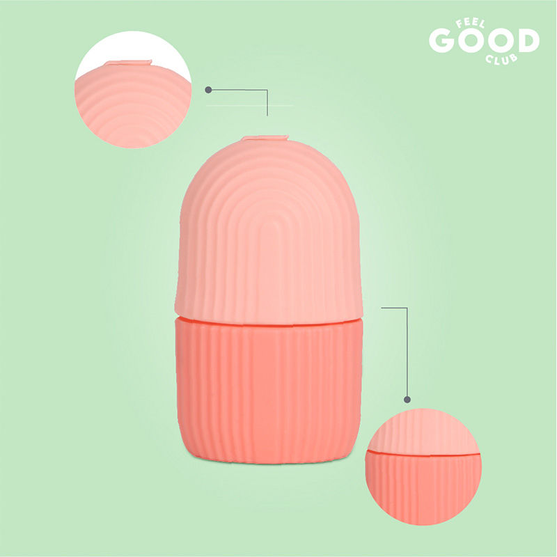 Feel Good Club Ice Roller - Natural Skin Care & De-puffing Massager For Face Neck & Under Eye (1 Pc)