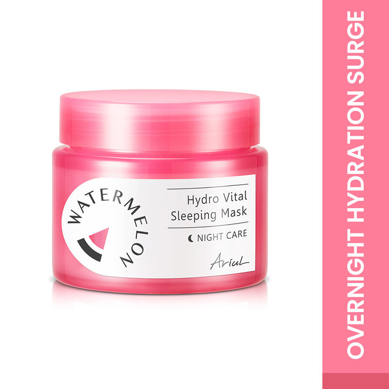 Ariul Watermelon Hydro Vital Sleeping Mask, Korean Overnight Hydration & Glow with Niacinamide
