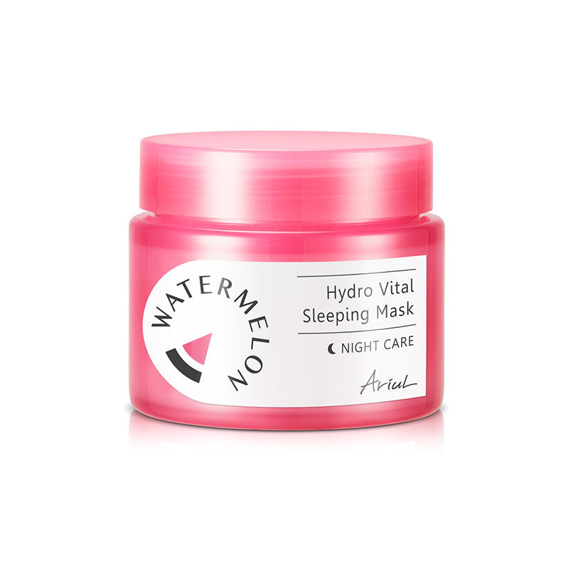 Ariul Watermelon Hydro Vital Sleeping Mask, Korean Overnight Hydration & Glow with Niacinamide