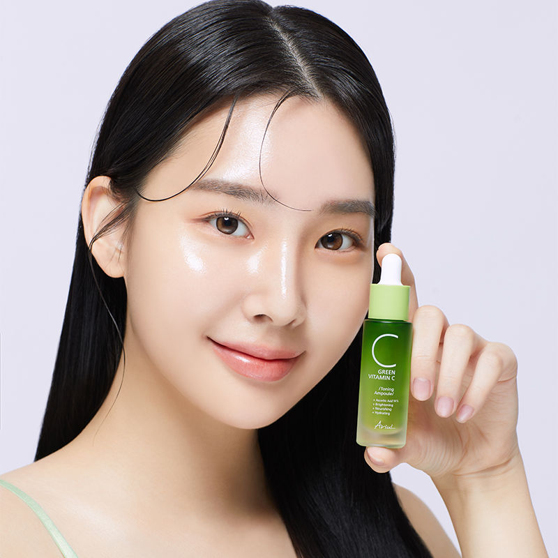 Ariul Green Vitamin C Toning Ampoule Korean Brightening Serum