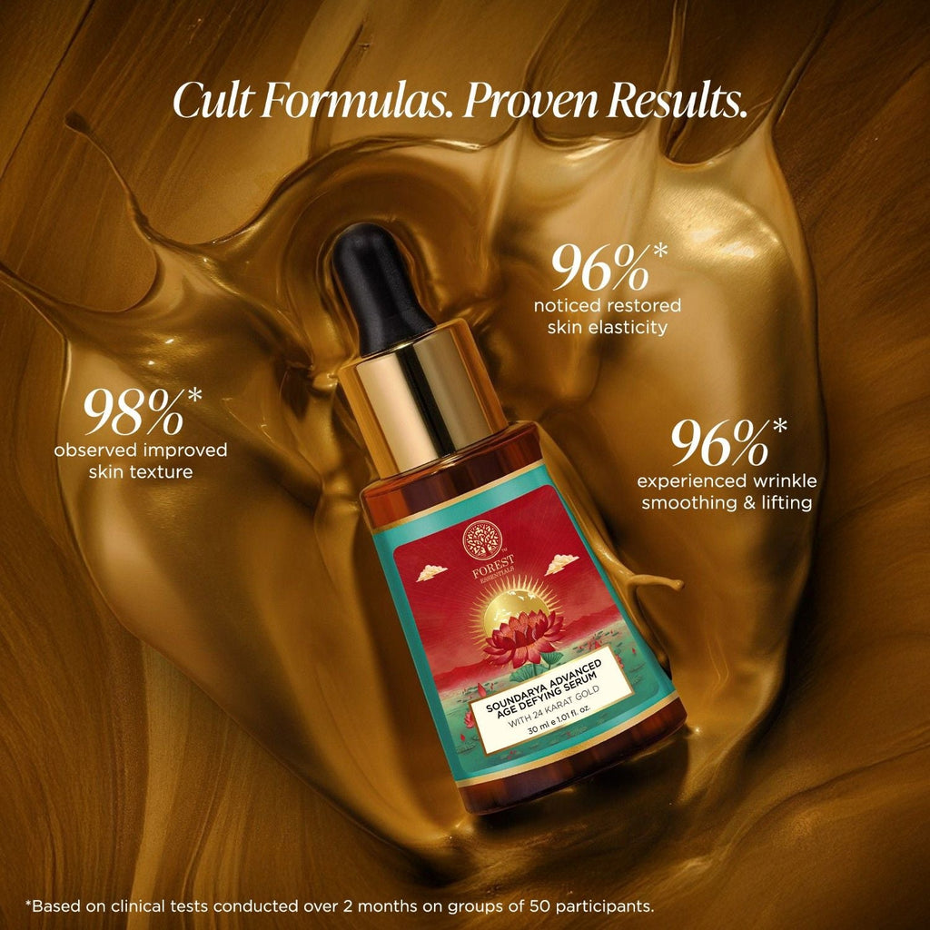 Forest Essentials Advanced Soundarya Age Defying Facial Serum With 24K Gold