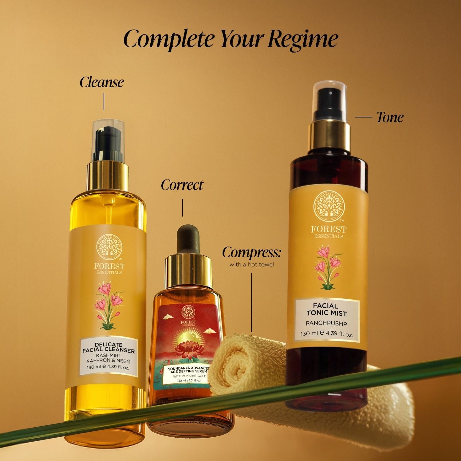 Forest Essentials Advanced Soundarya Age Defying Facial Serum With 24K Gold