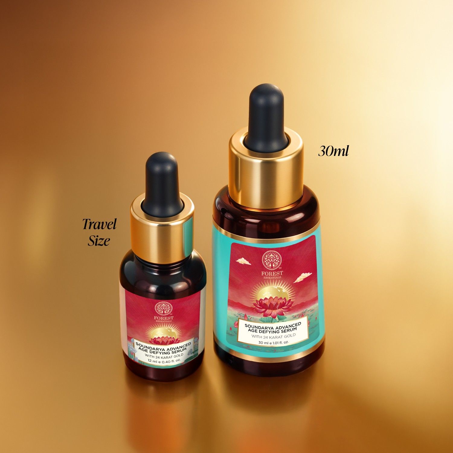Forest Essentials Advanced Soundarya Age Defying Facial Serum With 24K Gold