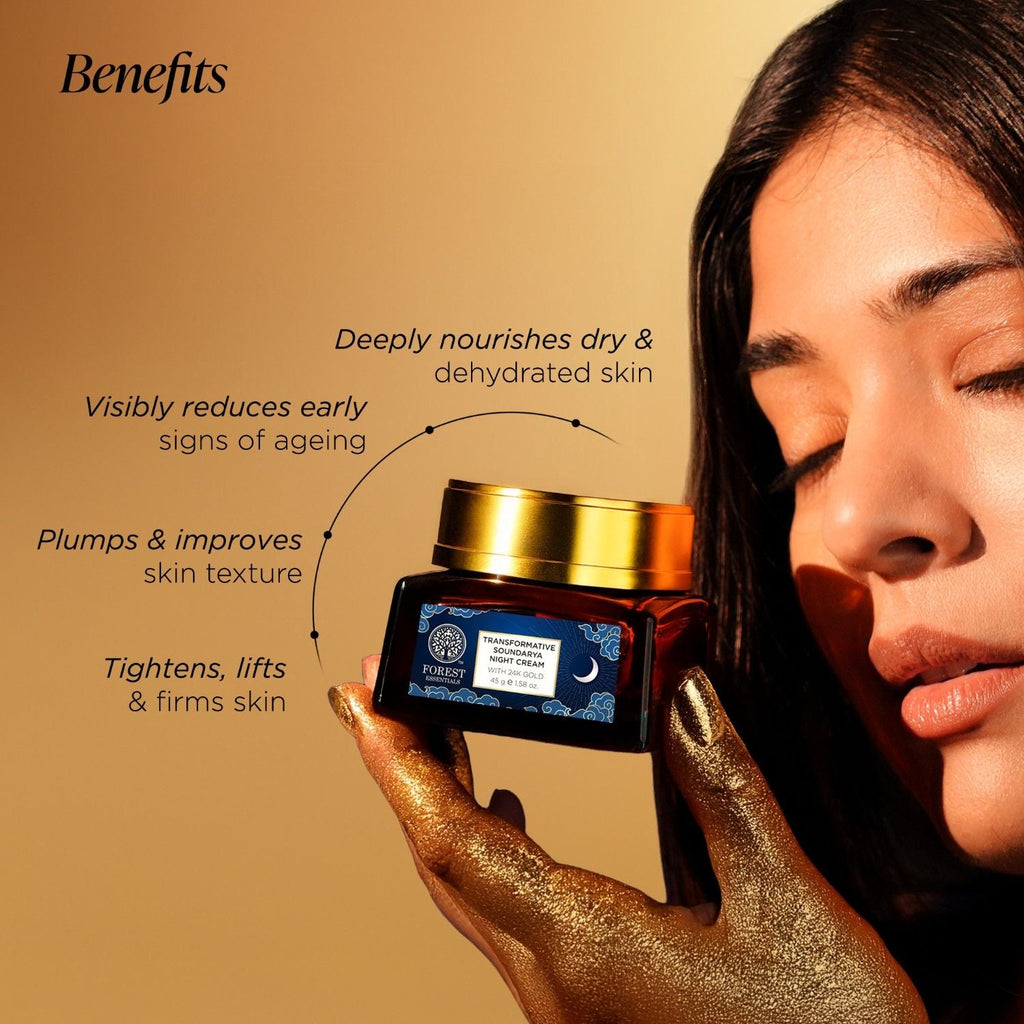 Forest Essentials Transformative Soundarya Night Cream with 24K Gold