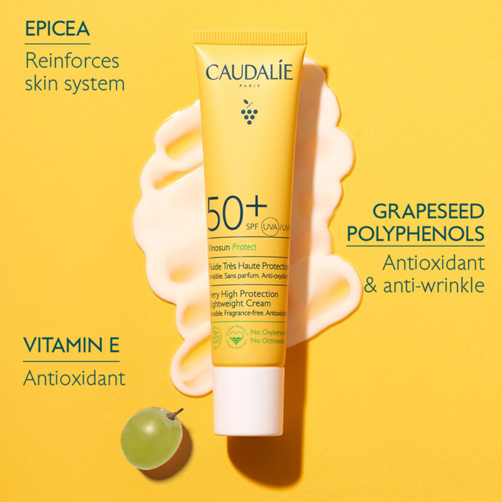 Caudalie Vinosun Sunscreen Very High Protection Lightweight Cream SPF 50+