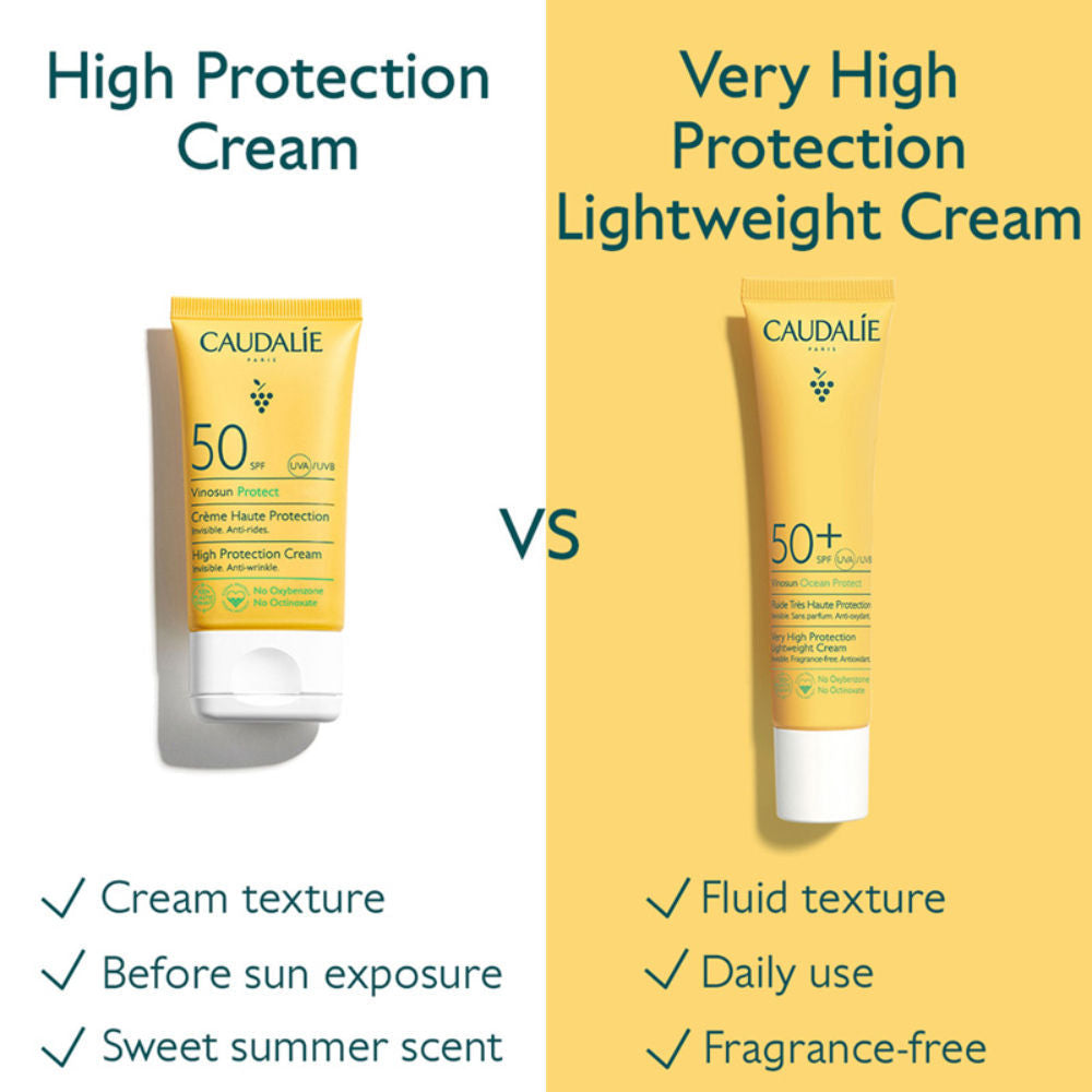 Caudalie Vinosun Sunscreen Very High Protection Lightweight Cream SPF 50+