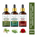 She Essentials Rosemary, Rose & Tea Tree Essential Oil For Hair Growth, Acne, Skincare & Haircare