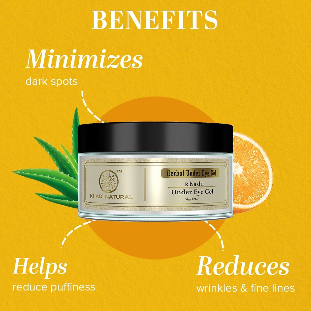 Khadi Natural Under Eye Gel Reduce Dark circles & Puffiness