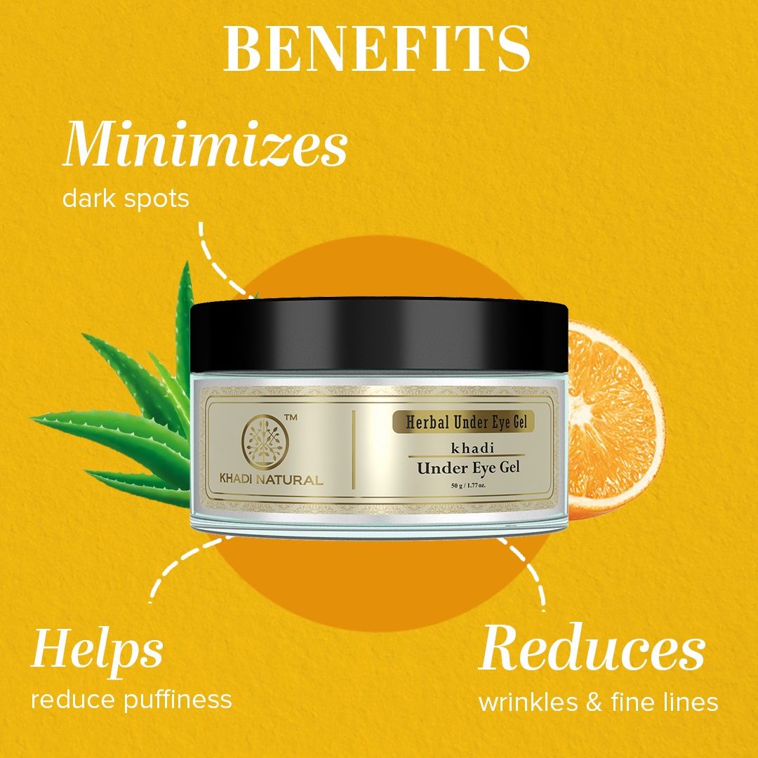 Khadi Natural Under Eye Gel Reduce Dark circles & Puffiness