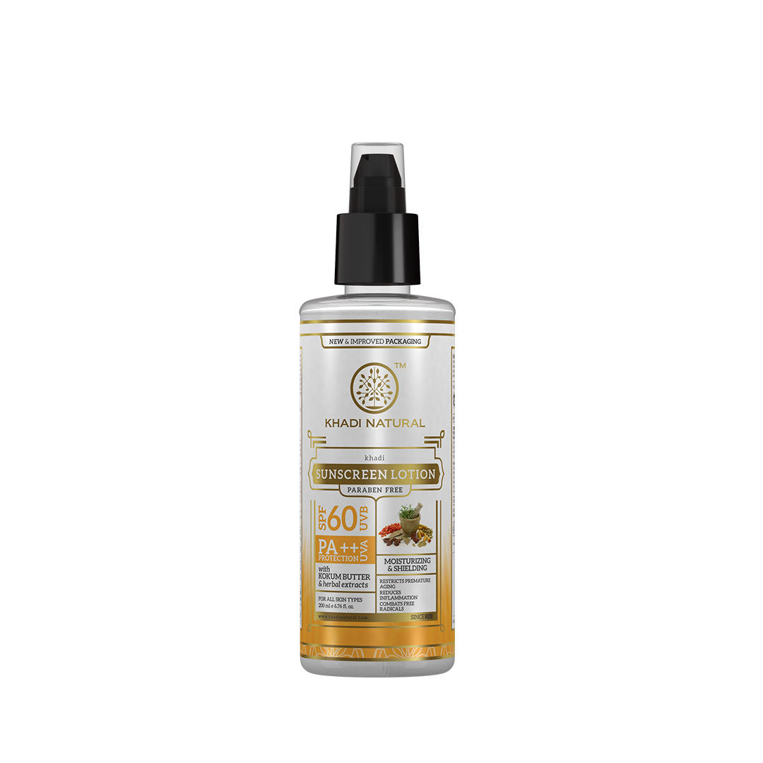 Khadi Natural SPF 60 Moisturing Sunscreen Lotion