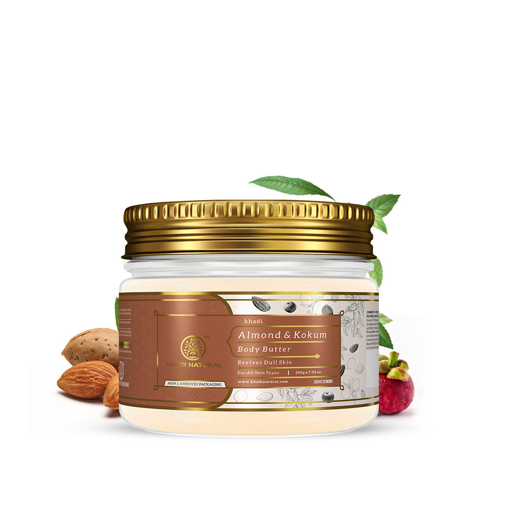 Khadi Natural Almond & Kokum Body Butter Revives Dull Skin