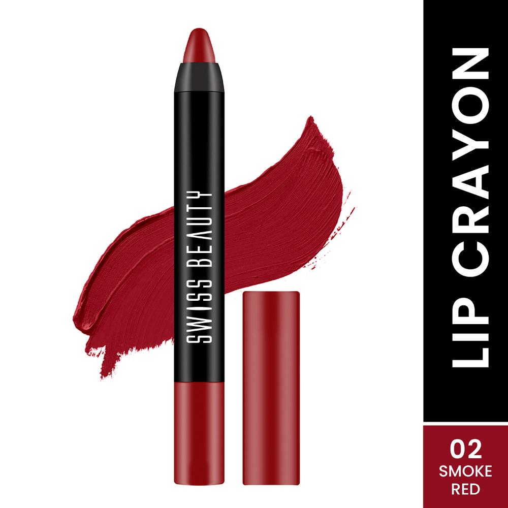Swiss Beauty Matte Long Lasting Stay Maxx Lip Crayon Lipstick Matte Finish