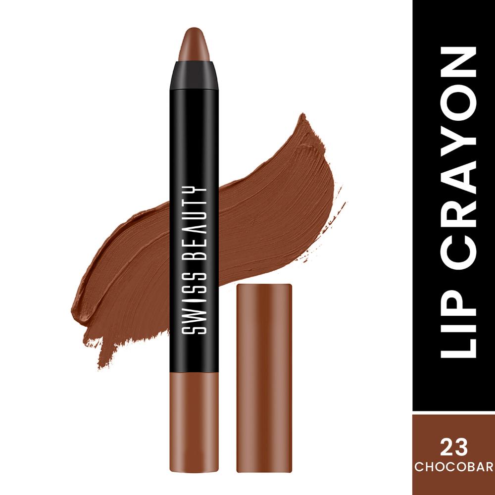 Swiss Beauty Matte Long Lasting Stay Maxx Lip Crayon Lipstick Matte Finish