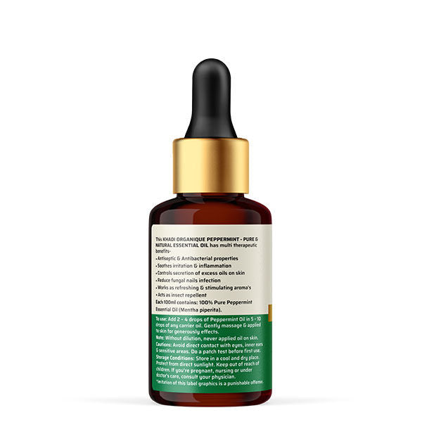 Khadi Organique Peppermint Essential Oil