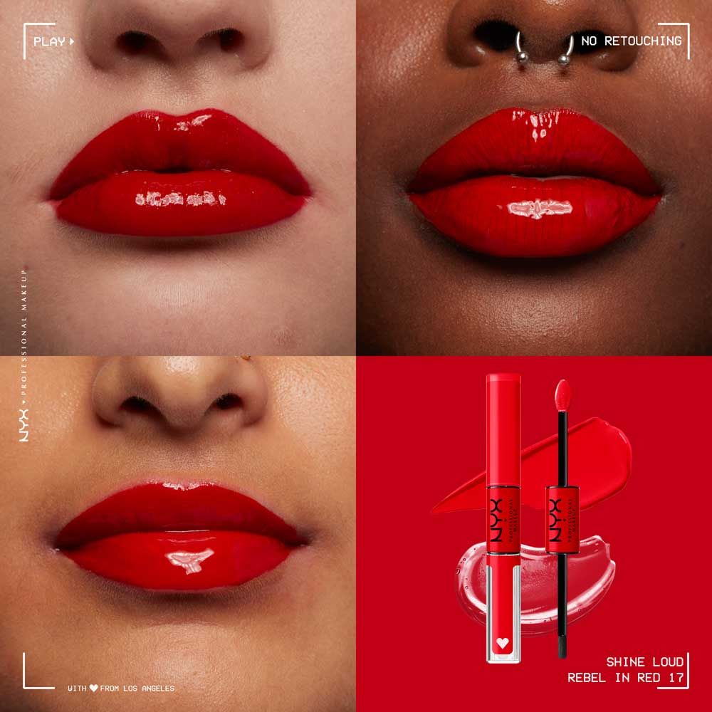 NYX Professional Makeup Shine Loud High Shine Lip Color and Gloss - Goal Getter