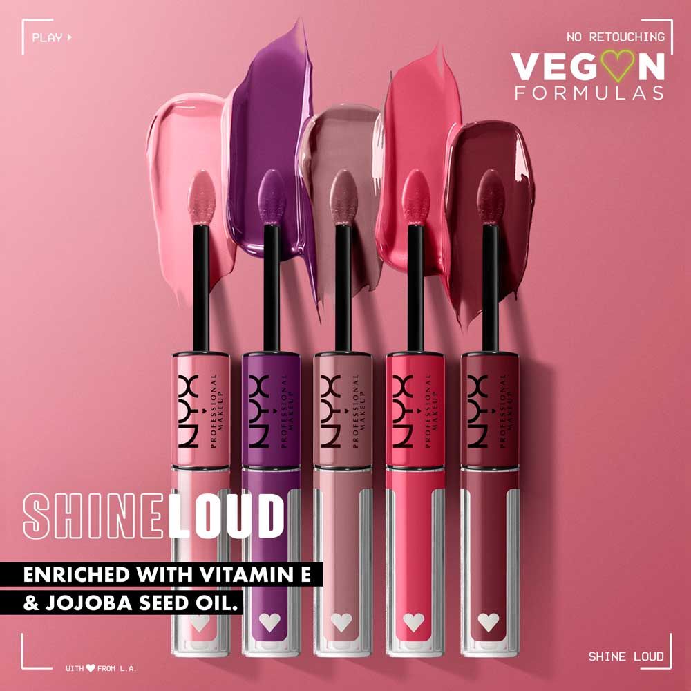 NYX Professional Makeup Shine Loud High Shine Lip Color and Gloss - Goal Getter