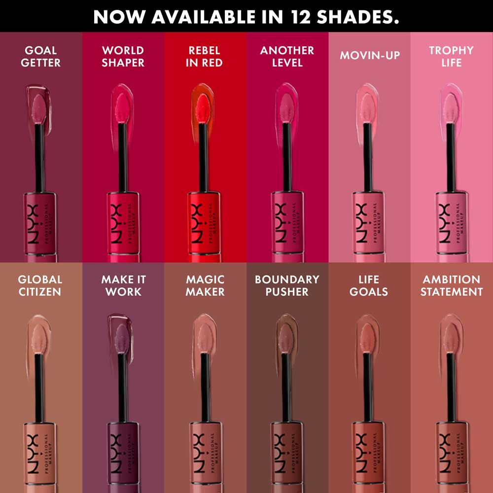 NYX Professional Makeup Shine Loud High Shine Lip Color and Gloss - Goal Getter