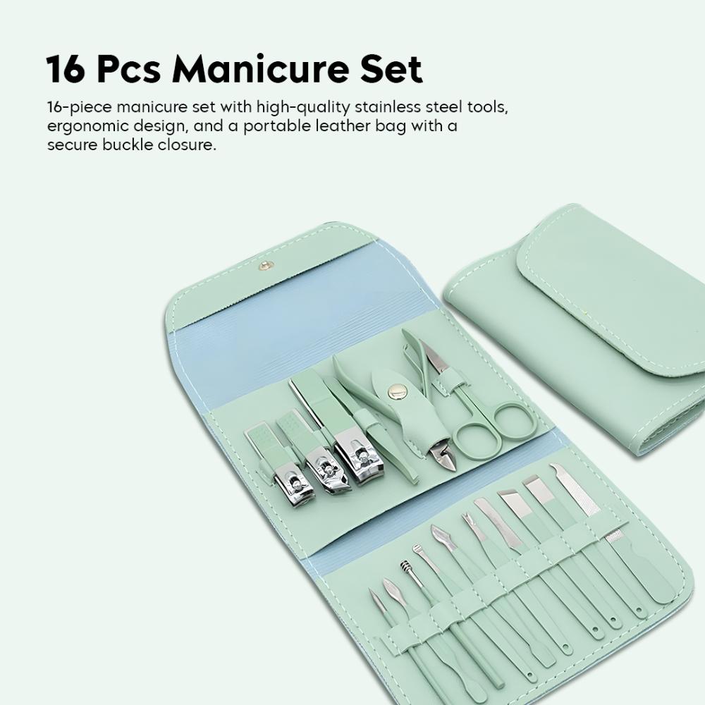 GLEVA 16 Pieces Manicure Set
