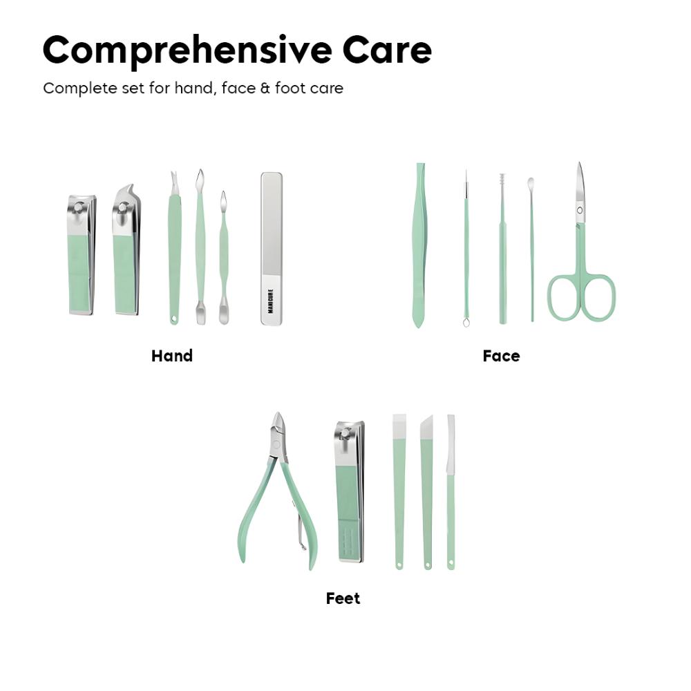 GLEVA 16 Pieces Manicure Set