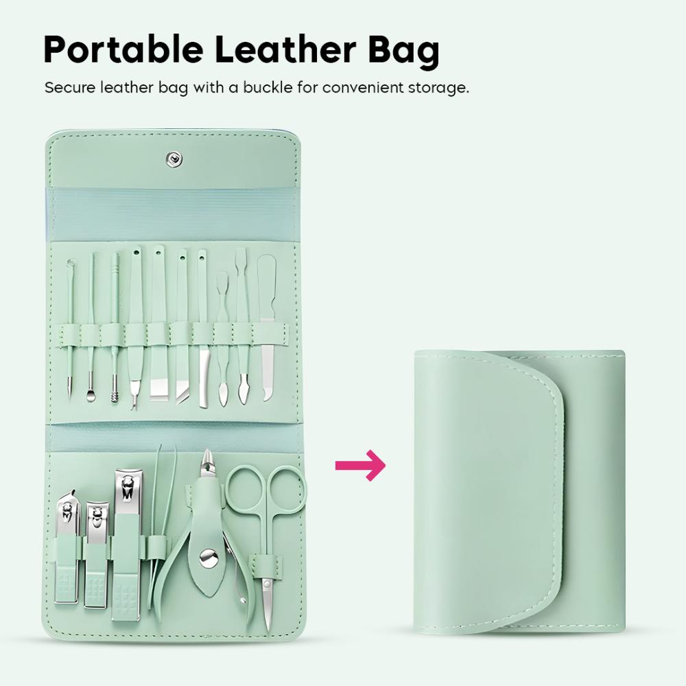 GLEVA 16 Pieces Manicure Set