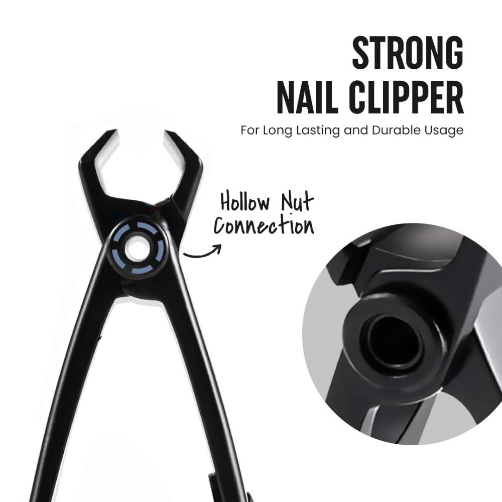 GLEVA Wide Opening Nail Cutter With Filler