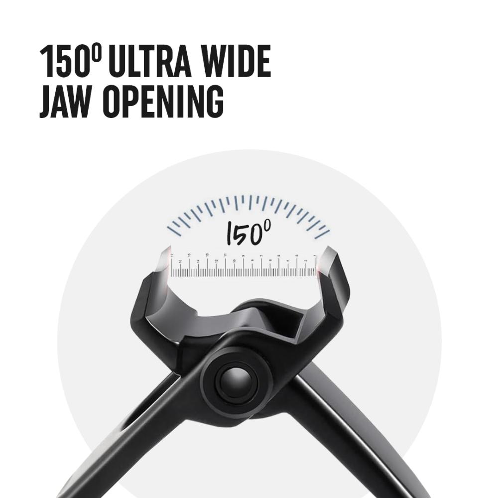 GLEVA Wide Opening Nail Cutter With Filler