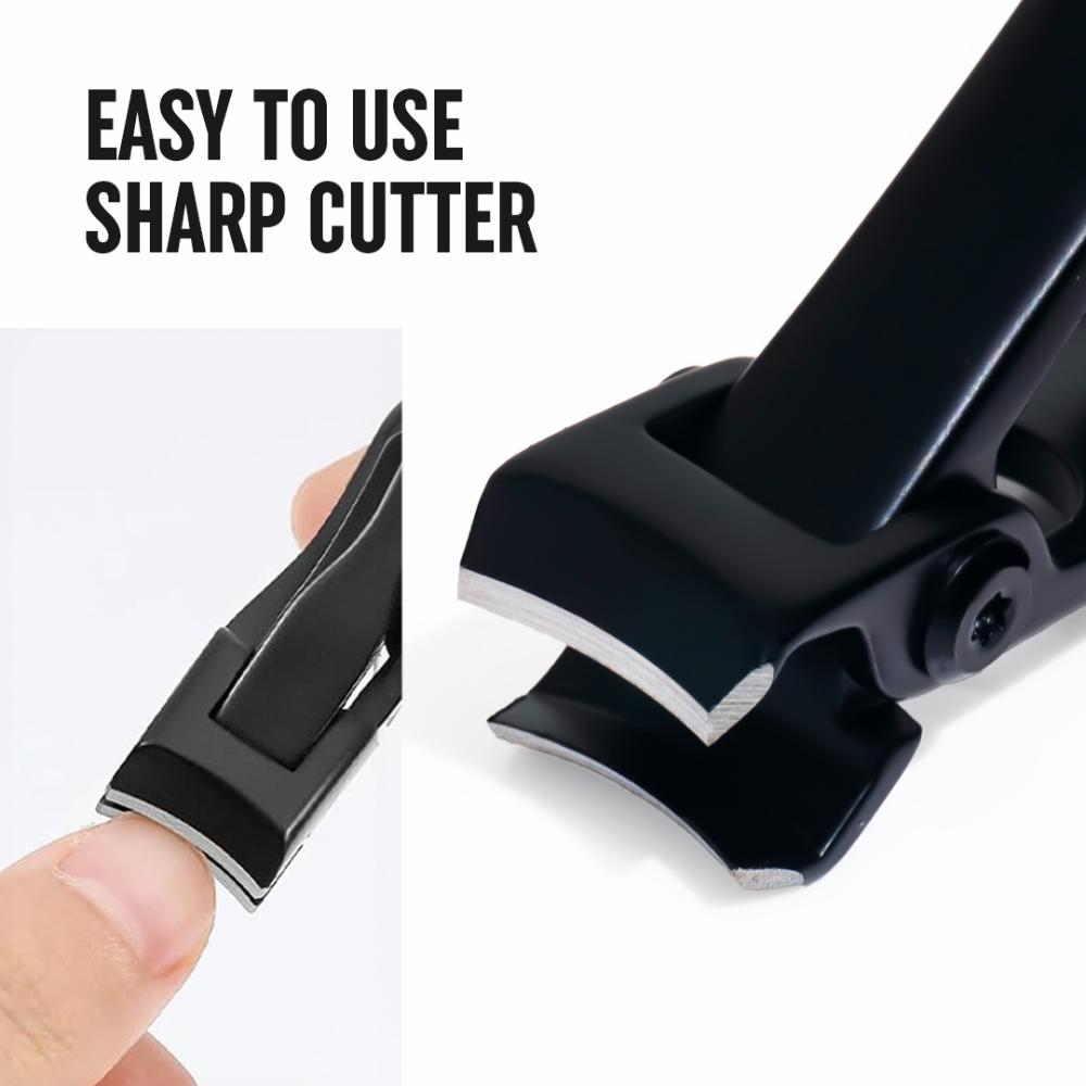 GLEVA Wide Opening Nail Cutter With Filler