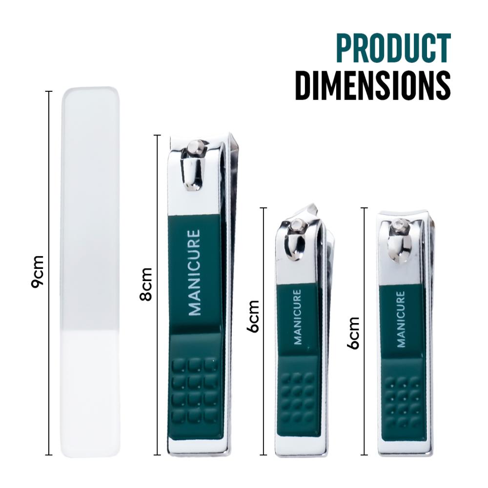 GLEVA Nail Clippers With Glass File