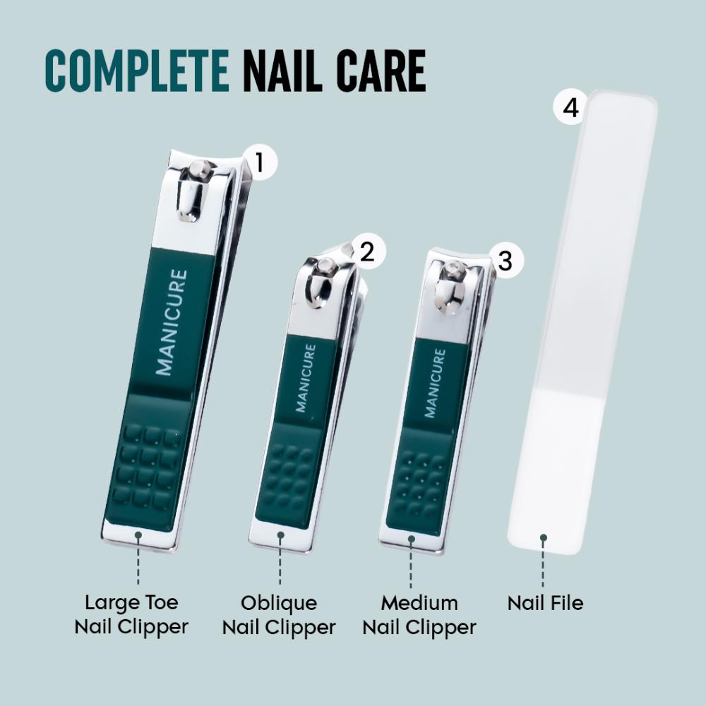 GLEVA Nail Clippers With Glass File