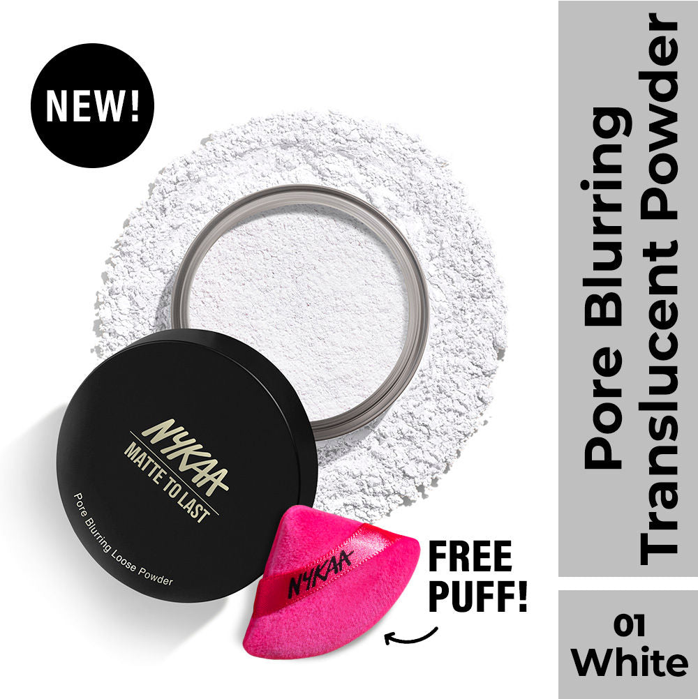Nykaa Matte to Last Oil Control Loose Setting Powder - Bake, Blur & Set!