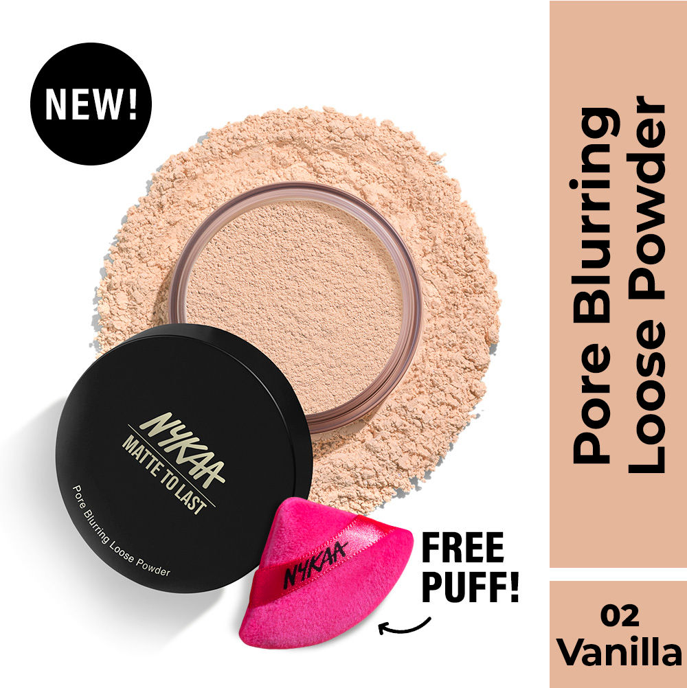 Nykaa Matte to Last Oil Control Loose Setting Powder - Bake, Blur & Set!