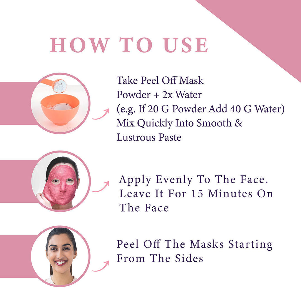 Sanfe Hydrojelly Alginate Face Mask, Peel-Off Hydrating Mask Instant Glow & Brightening For Women