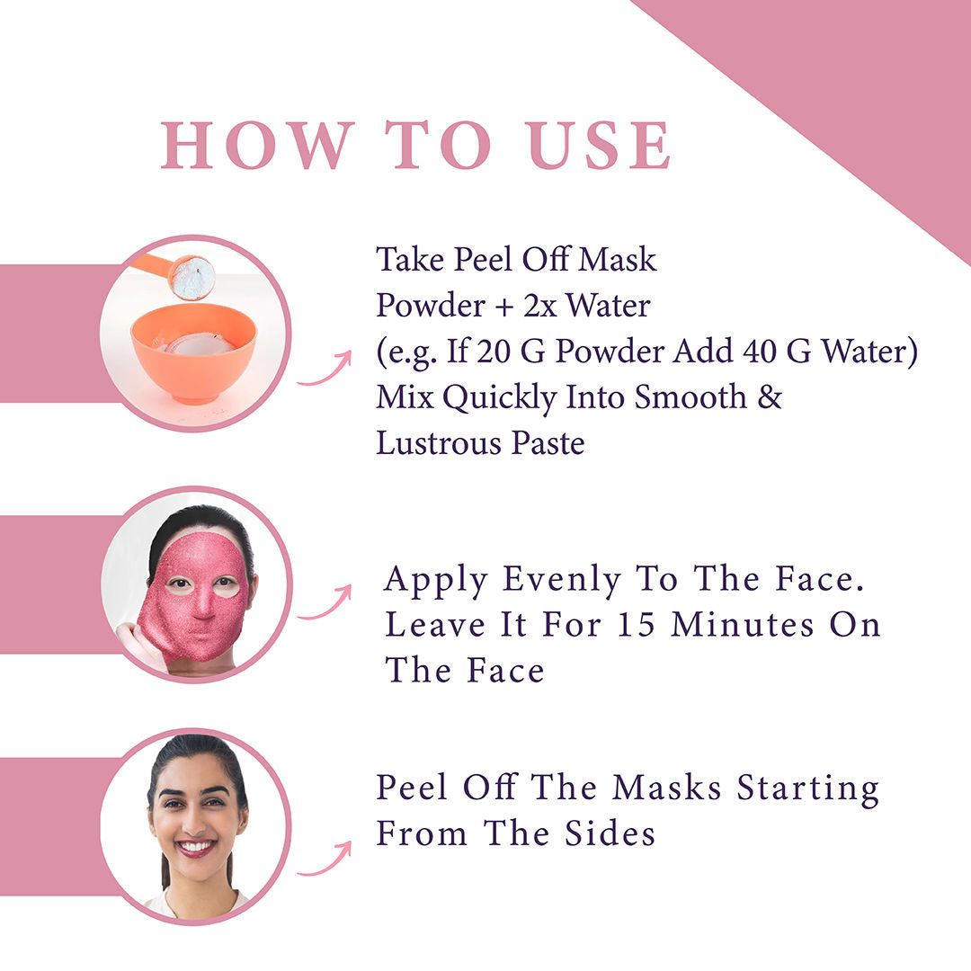 Sanfe Hydrojelly Alginate Face Mask, Peel-Off Hydrating Mask Instant Glow & Brightening For Women