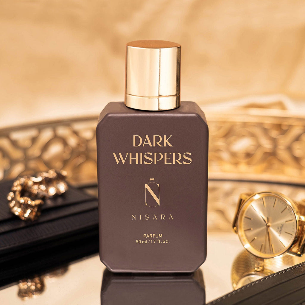 NISARA Dark Whispers Unisex Parfum - Perfume For Men & Women,Long Lasting Amber Oud Fragrance