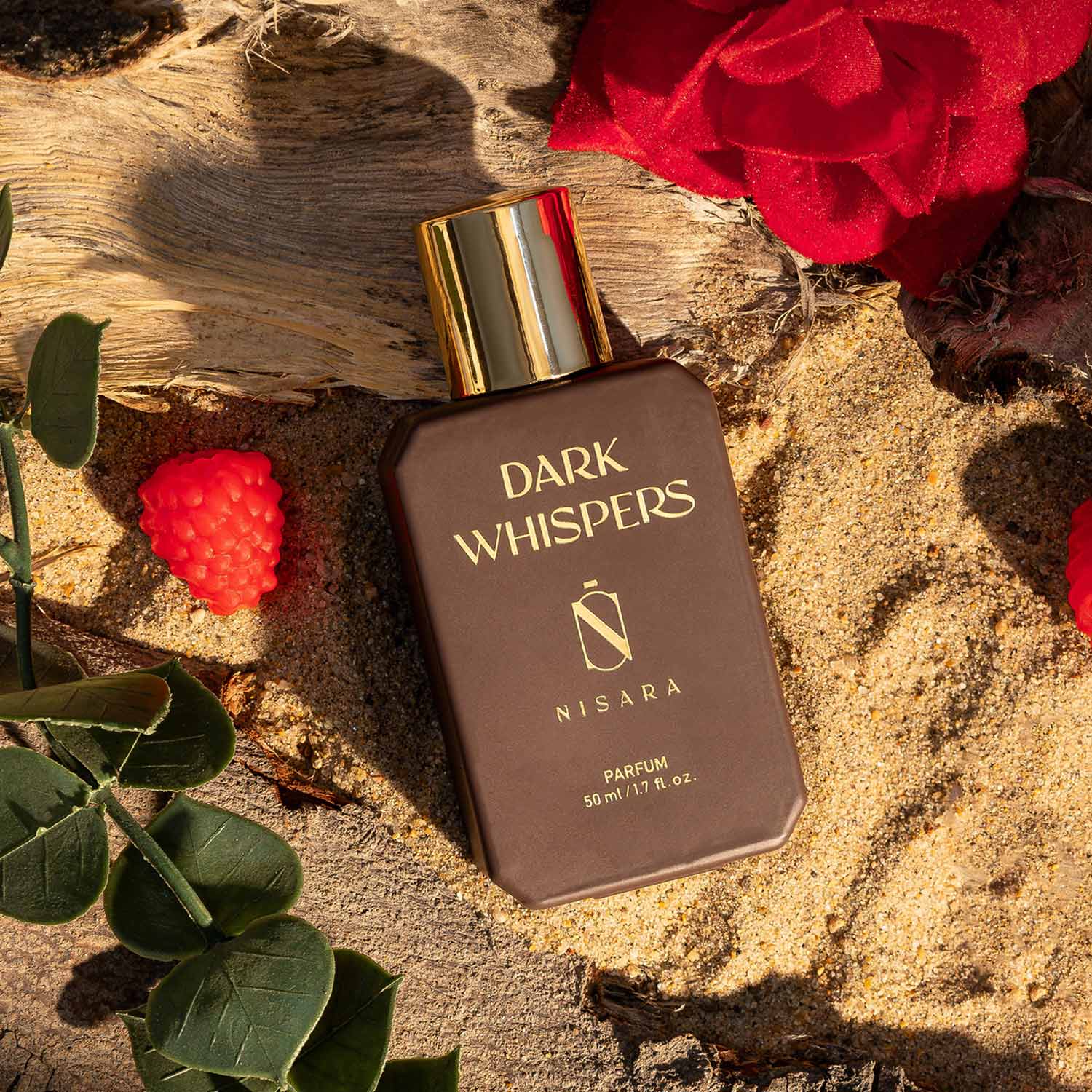 NISARA Dark Whispers Unisex Parfum - Perfume For Men & Women,Long Lasting Amber Oud Fragrance