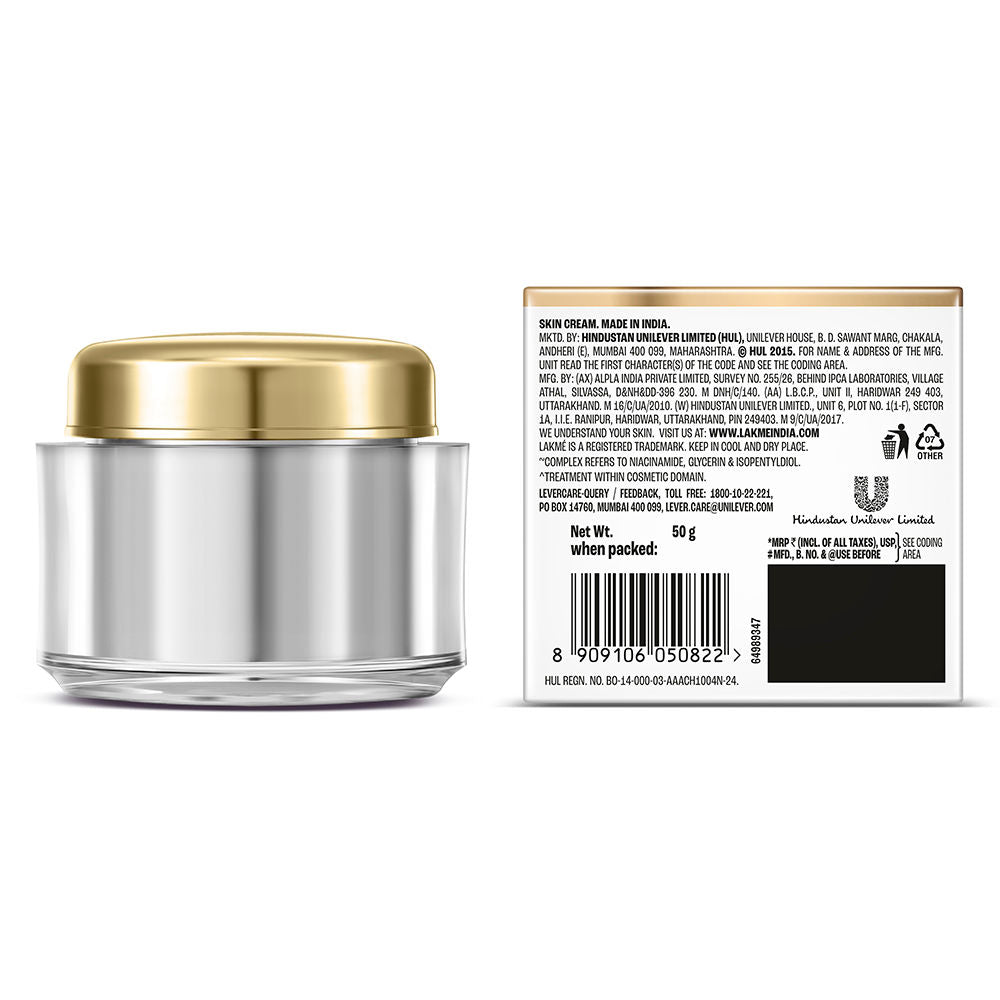Lakme Perfect Radiance Night Cream 50g with Niacinamide