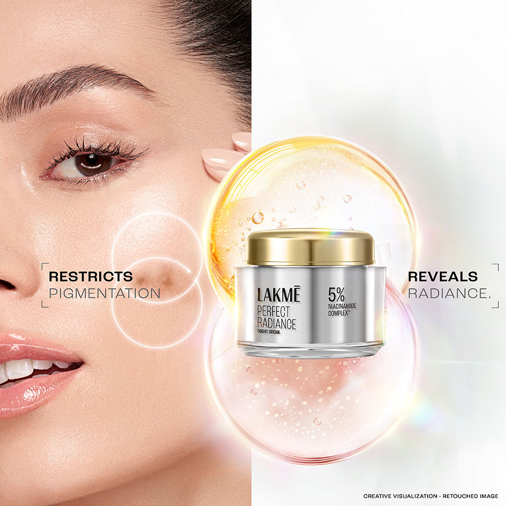 Lakme Perfect Radiance Night Cream 50g with Niacinamide