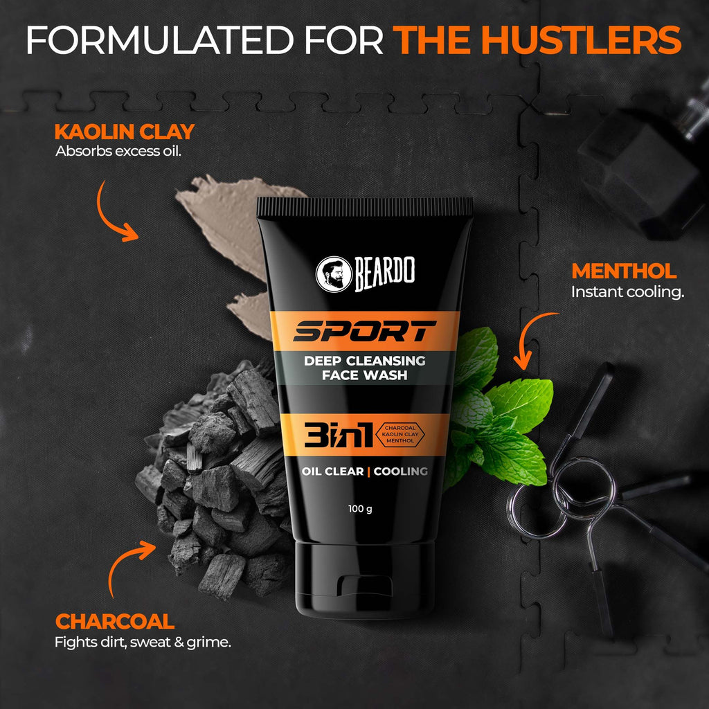 Beardo Sport Deep Cleansing Facewash For Men