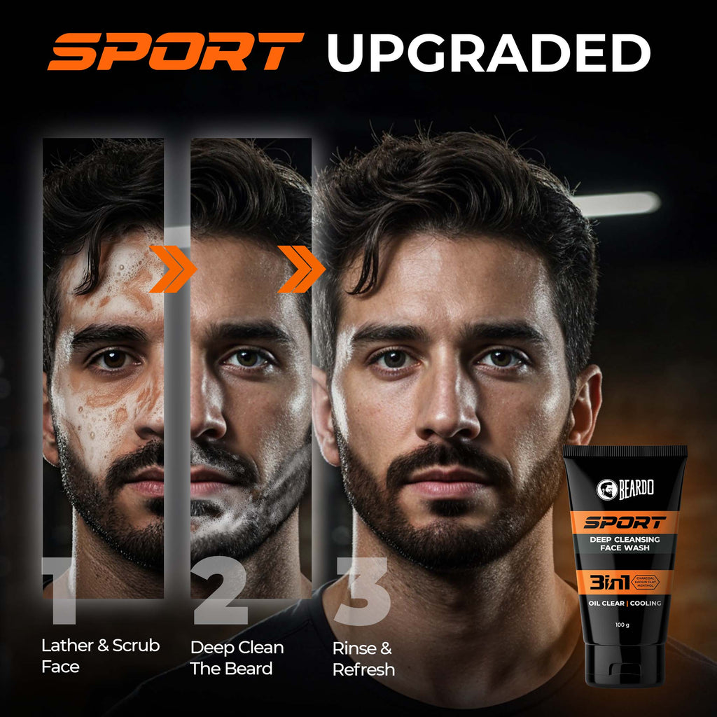 Beardo Sport Deep Cleansing Facewash For Men