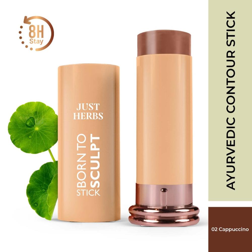 Just Herbs Born To Sculpt Long Stay Matte Finish Bronzer Stick with Shea Butter