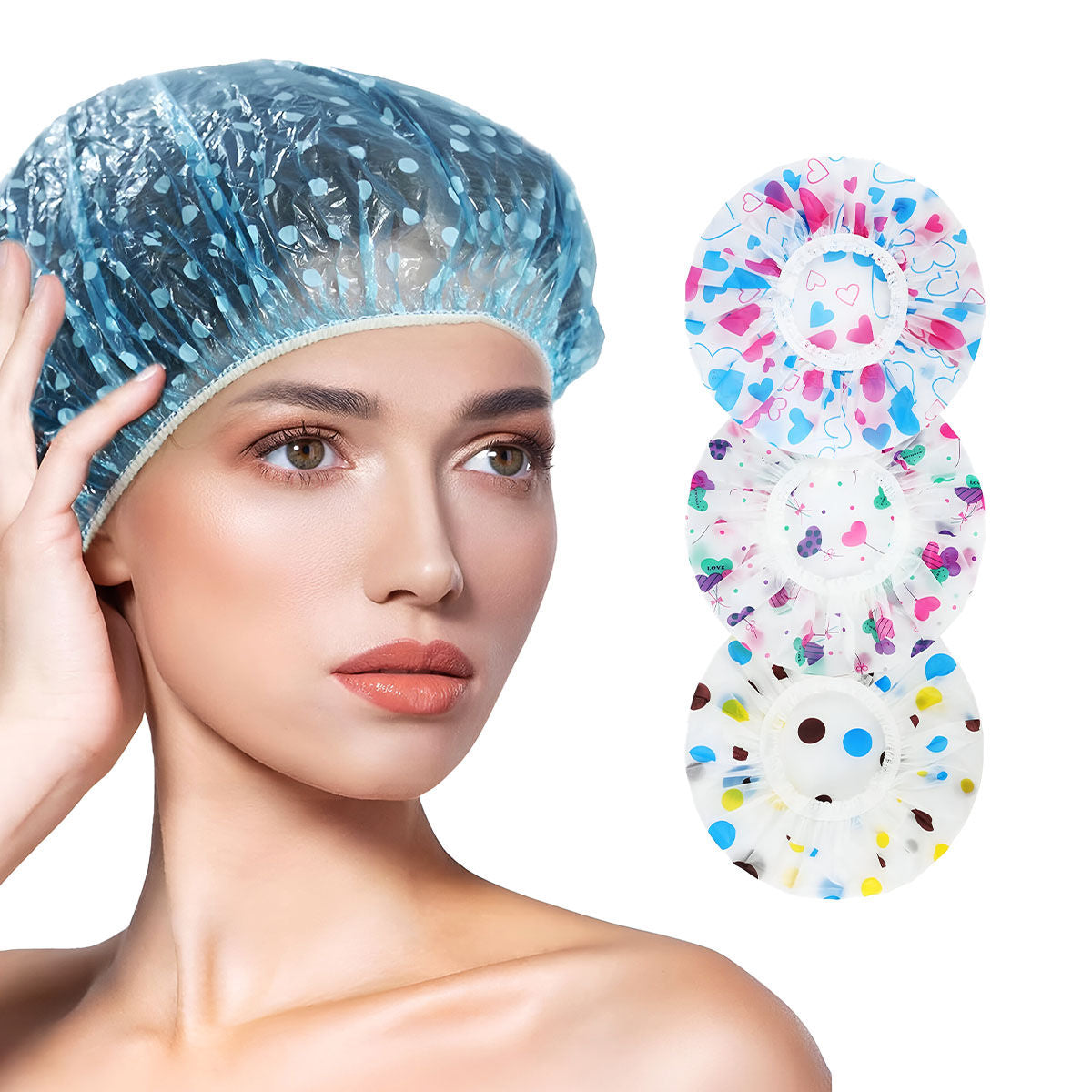 Matra Reusable Shower Caps for Hair Colour, Hair Treatment, Home, Spa & Salon Use
