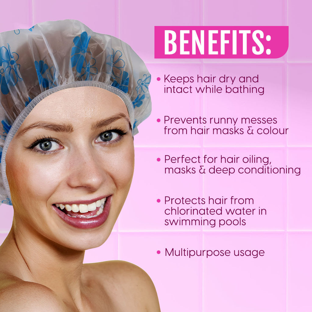 Matra Reusable Shower Caps for Hair Colour, Hair Treatment, Home, Spa & Salon Use