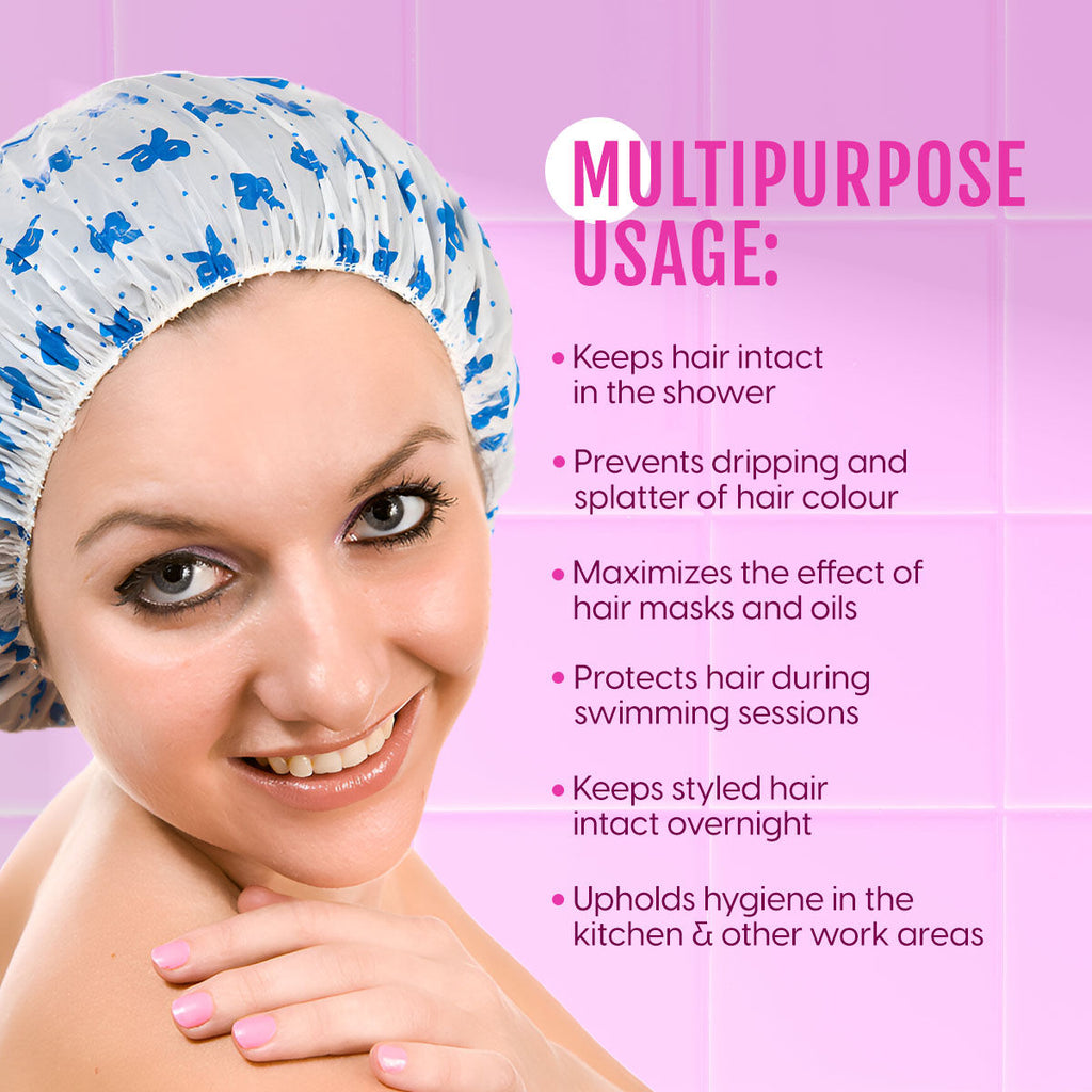 Matra Reusable Shower Caps for Hair Colour, Hair Treatment, Home, Spa & Salon Use