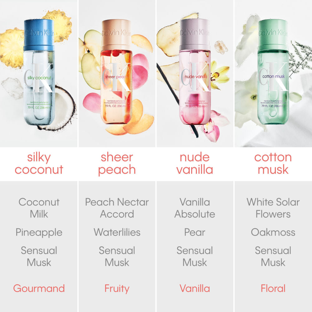 Calvin Klein Silky Coconut Unisex Hair & Body Perfume Mist