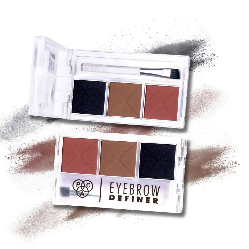 PAC Eyebrow Definer Palette 3 colors - Fill, Sculpt & Define Natural Looking Brows