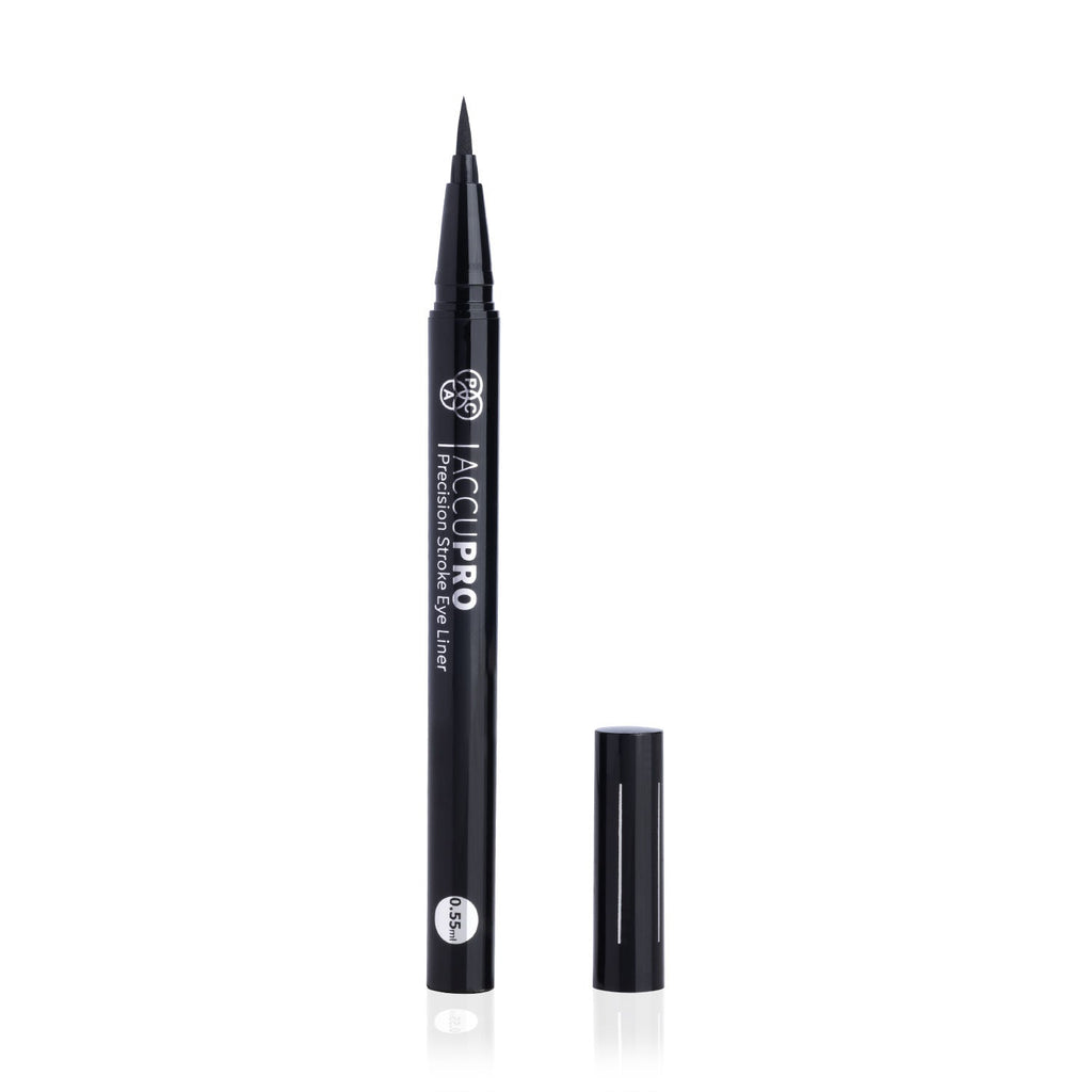 PAC AccuPro Liquid Eyeliner - 24H Longlasting, Waterproof & Smudgeproof, Quick Drying Intense Black