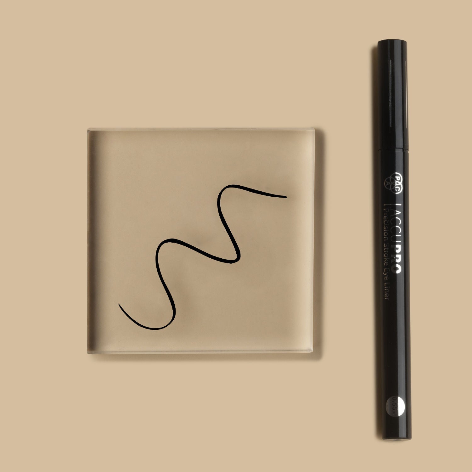 PAC AccuPro Liquid Eyeliner - 24H Longlasting, Waterproof & Smudgeproof, Quick Drying Intense Black