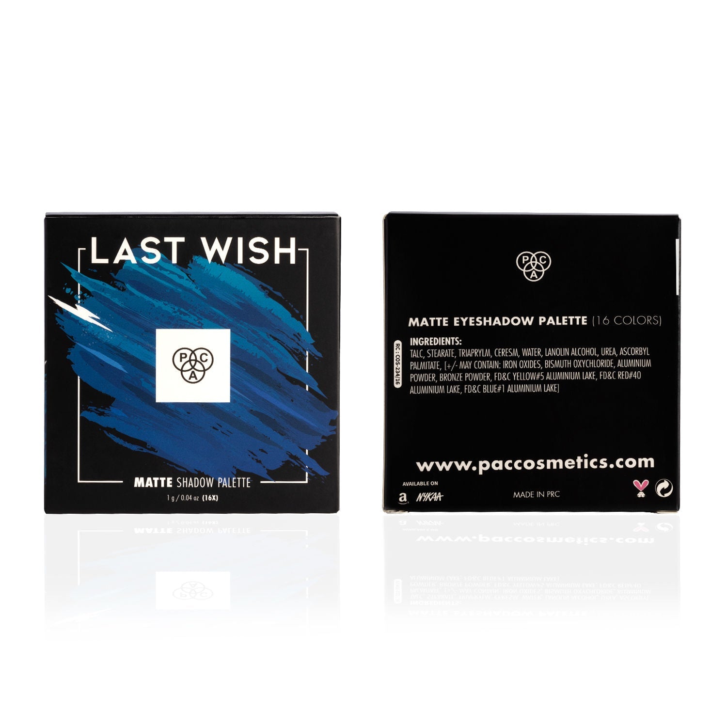 PAC Matte Eyeshadow X16 - Last Wish